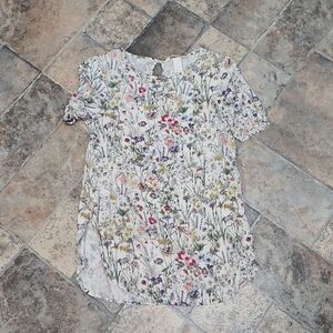 NWOT, H&M • Floral Blouse, Size 2